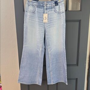 Zenim Sky Blue Flare Jeans